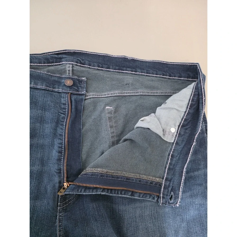 Levis 559‎ Jeans Mens 46 X 32 Blue Relaxed Fit Straight Whiskers Tag 44x32